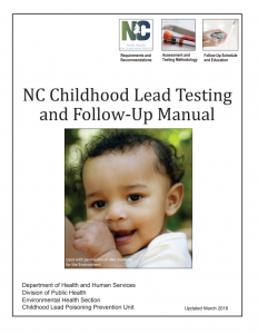 NC Childhood Lead Testing and Follow-Up Manual
