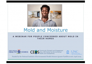 first slide of the mold and moisture webinar