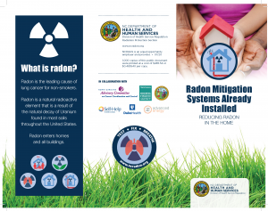 NC DHHS Radon Mitigation Systems Already Installed